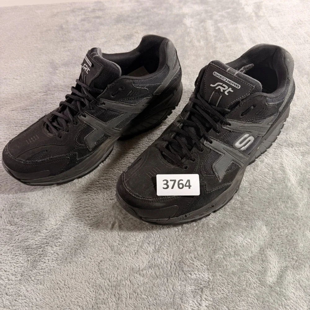 Skechers Shape-ups SRT Mens 11.5 Black Resistance Trainer Sneakers 52041